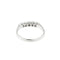 Bague Bague rivière - Anneau en or blanc 18 ct et diamants 0,35 ct 58 Facettes 37616