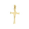 Pendentif Gianni-Carita - Pendentif croix moderne en or jaune 18 ct 58 Facettes 37872