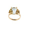 Bague 57 Bague vintage en or rose 18 ct avec aigue-marine 6,50 ct 58 Facettes 28613