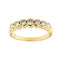 Bague Bague rivière en or jaune 18 ct avec diamants 0,58 ct 58 Facettes 38450