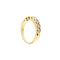 Bague Bague rivière en or jaune 18 ct avec diamants 0,58 ct 58 Facettes 38450