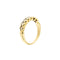Bague Bague rivière en or jaune 18 ct avec diamants 0,58 ct 58 Facettes 38450