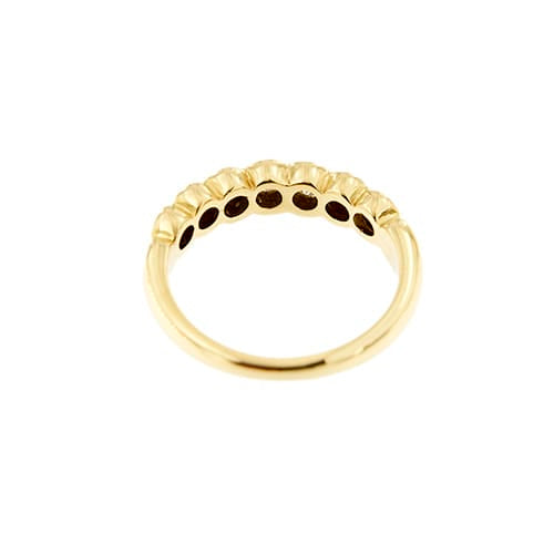 Bague Bague rivière en or jaune 18 ct avec diamants 0,58 ct 58 Facettes 38450