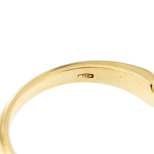 Bague Bague rivière en or jaune 18 ct avec diamants 0,58 ct 58 Facettes 38450