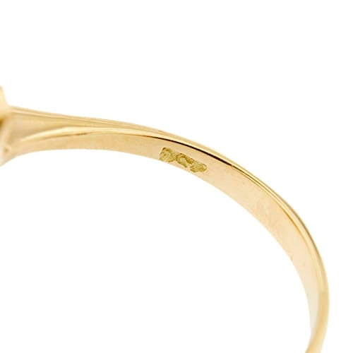 Bague Bague halo en or rose 18 ct avec grenats 58 Facettes 26868
