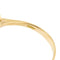 Bague Bague halo en or rose 18 ct avec grenats 58 Facettes 26868