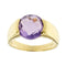 Bague 55 Bague bandeau en or jaune 18 ct avec améthyste 2,50 ct 58 Facettes 28153