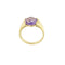 Bague 55 Bague bandeau en or jaune 18 ct avec améthyste 2,50 ct 58 Facettes 28153