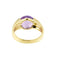 Bague 55 Bague bandeau en or jaune 18 ct avec améthyste 2,50 ct 58 Facettes 28153