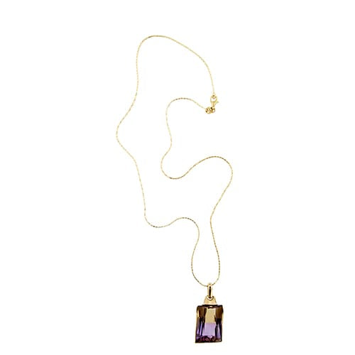 Collier Vieri - Collier en or jaune 18 ct avec quartz amétrine 58 Facettes 22563
