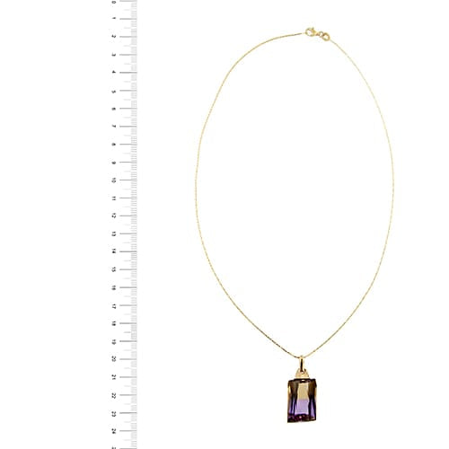 Collier Vieri - Collier en or jaune 18 ct avec quartz amétrine 58 Facettes 22563