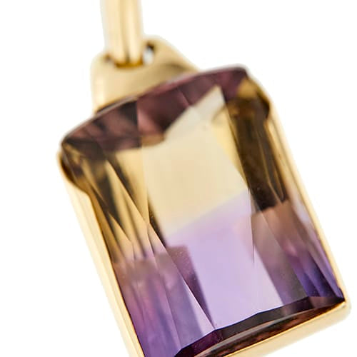 Collier Vieri - Collier en or jaune 18 ct avec quartz amétrine 58 Facettes 22563