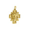 Pendentif Pendentif croix avec Christ en or jaune 18 ct 58 Facettes 38503