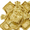 Pendentif Pendentif croix avec Christ en or jaune 18 ct 58 Facettes 38503