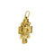 Pendentif Pendentif croix avec Christ en or jaune 18 ct 58 Facettes 38503