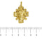 Pendentif Pendentif croix avec Christ en or jaune 18 ct 58 Facettes 38503