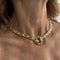 Collier Chimento - Collier en or jaune et blanc avec citrine, saphirs et diamants 58 Facettes 31915