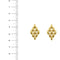 Boucles d'oreilles Maglia Panthere - Boucles d’oreilles clous en or jaune 18 ct 58 Facettes 38668