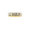 Bague Bague rivière en or jaune et or blanc 18 ct avec diamants 0,80 ct 58 Facettes 37551