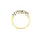 Bague Bague rivière en or jaune et or blanc 18 ct avec diamants 0,80 ct 58 Facettes 37551