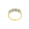 Bague Bague rivière en or jaune et or blanc 18 ct avec diamants 0,80 ct 58 Facettes 37551