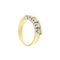 Bague Bague rivière en or jaune et or blanc 18 ct avec diamants 0,80 ct 58 Facettes 37551