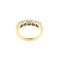 Bague Bague rivière en or jaune et or blanc 18 ct avec diamants 0,80 ct 58 Facettes 37551