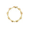 Bracelet Bracelet en or jaune 18 ct avec 9 coraux rouges cabochon 58 Facettes 39982