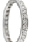 Bague Bague éternité en or blanc 18 ct avec diamants 1,45 ct 58 Facettes 36705