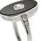 Bague 56 Bague Art déco en platine avec onyx et diamants 58 Facettes 37817