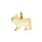 Pendentif Dodo - Pendentif chien en or jaune 18 ct 58 Facettes 21785
