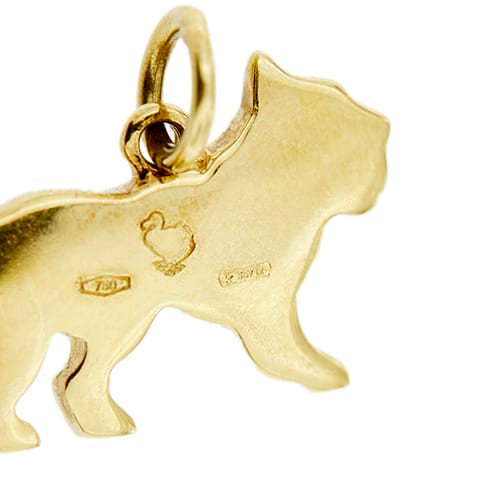 Pendentif Dodo - Pendentif chien en or jaune 18 ct 58 Facettes 21785