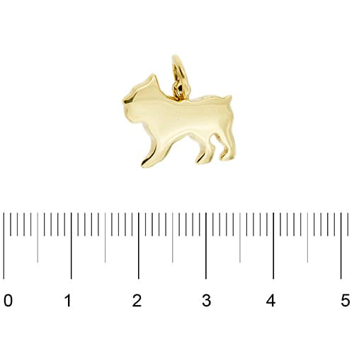 Pendentif Dodo - Pendentif chien en or jaune 18 ct 58 Facettes 21785