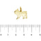 Pendentif Dodo - Pendentif chien en or jaune 18 ct 58 Facettes 21785