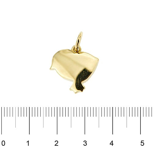 Pendentif Dodo - Pendentif poussin en or jaune 18 ct 58 Facettes 39827