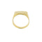 Bague Bague chevalière homme rectangulaire en or jaune 18 ct 58 Facettes 29999