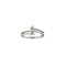 Bague 55 Bliss - Bague trilogy en or blanc 18 ct avec diamants 0,18 ct 58 Facettes 35929