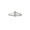 Bague 55 Bliss - Bague trilogy en or blanc 18 ct avec diamants 0,18 ct 58 Facettes 35929