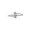 Bague 55 Bliss - Bague trilogy en or blanc 18 ct avec diamants 0,18 ct 58 Facettes 35929