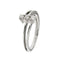 Bague 55 Bliss - Bague trilogy en or blanc 18 ct avec diamants 0,18 ct 58 Facettes 35929