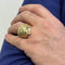 Bague Bague tête de lion homme en or jaune 18 ct et diamants 58 Facettes 30011