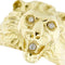 Bague Bague tête de lion homme en or jaune 18 ct et diamants 58 Facettes 30011