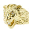 Bague Bague tête de lion homme en or jaune 18 ct et diamants 58 Facettes 30011