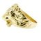 Bague Bague tête de lion homme en or jaune 18 ct et diamants 58 Facettes 30011