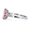 Bague 55 Bague vintage en platine avec saphir rose ovale et diamants 58 Facettes 1F8771A3B75C475AACE1920DBAA09601