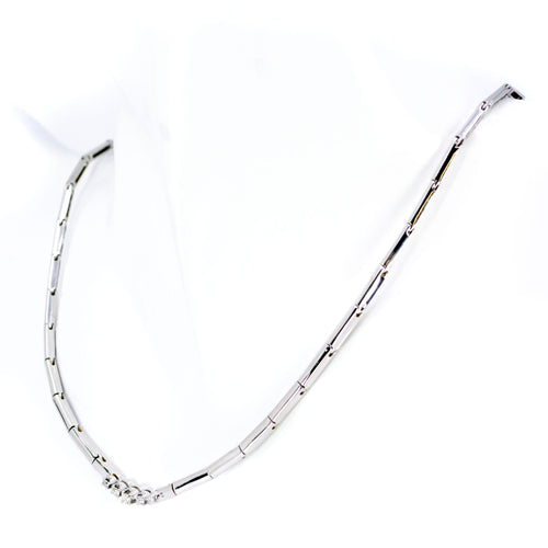 Collier Collier vintage - Diamant taille brillant en or blanc 18 carats 58 Facettes 5426777A8BC64C87AD7642D140E4708F
