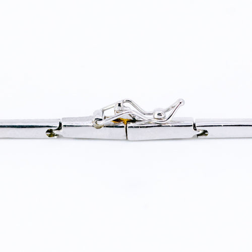 Collier Collier vintage - Diamant taille brillant en or blanc 18 carats 58 Facettes 5426777A8BC64C87AD7642D140E4708F