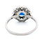 Bague 54 Bague cluster Art déco en platine avec saphir et diamants 58 Facettes A0509B793E254699AD49C1EA40CBF39B
