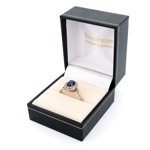 Bague 55 Bague cluster - Saphir et diamants taille rose en or blanc 18k 58 Facettes 3B7DB8888F7346B2B9D8B57475CDCF67
