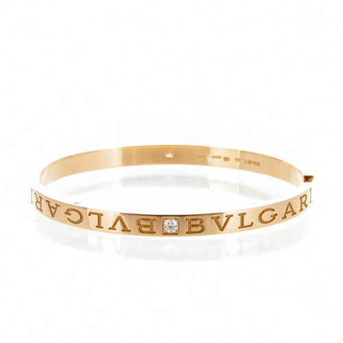Bracelet Bulgari B.Zero1 - Bracelet en or rose 18 carats et diamants 58 Facettes 2.19351